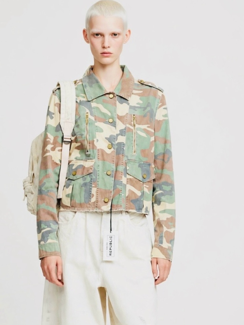 For the Republic NWT CAMO jacket